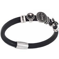 Bracciale Amen Uomo A-Men in Pelle BR502-M - BR502-M